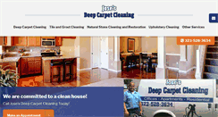 Desktop Screenshot of josesdeepcarpetcleaning.com